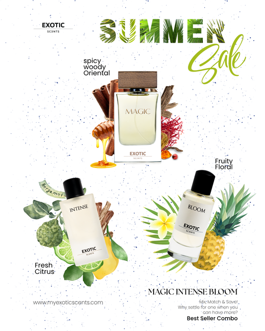 MAGIC, INTENSE & BLOOM The Best Seller Unisex Trio