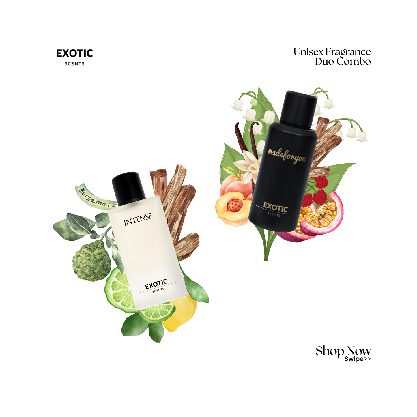 INTENSE & MADEFORYOU Combo - Unisex Fragrance Duo