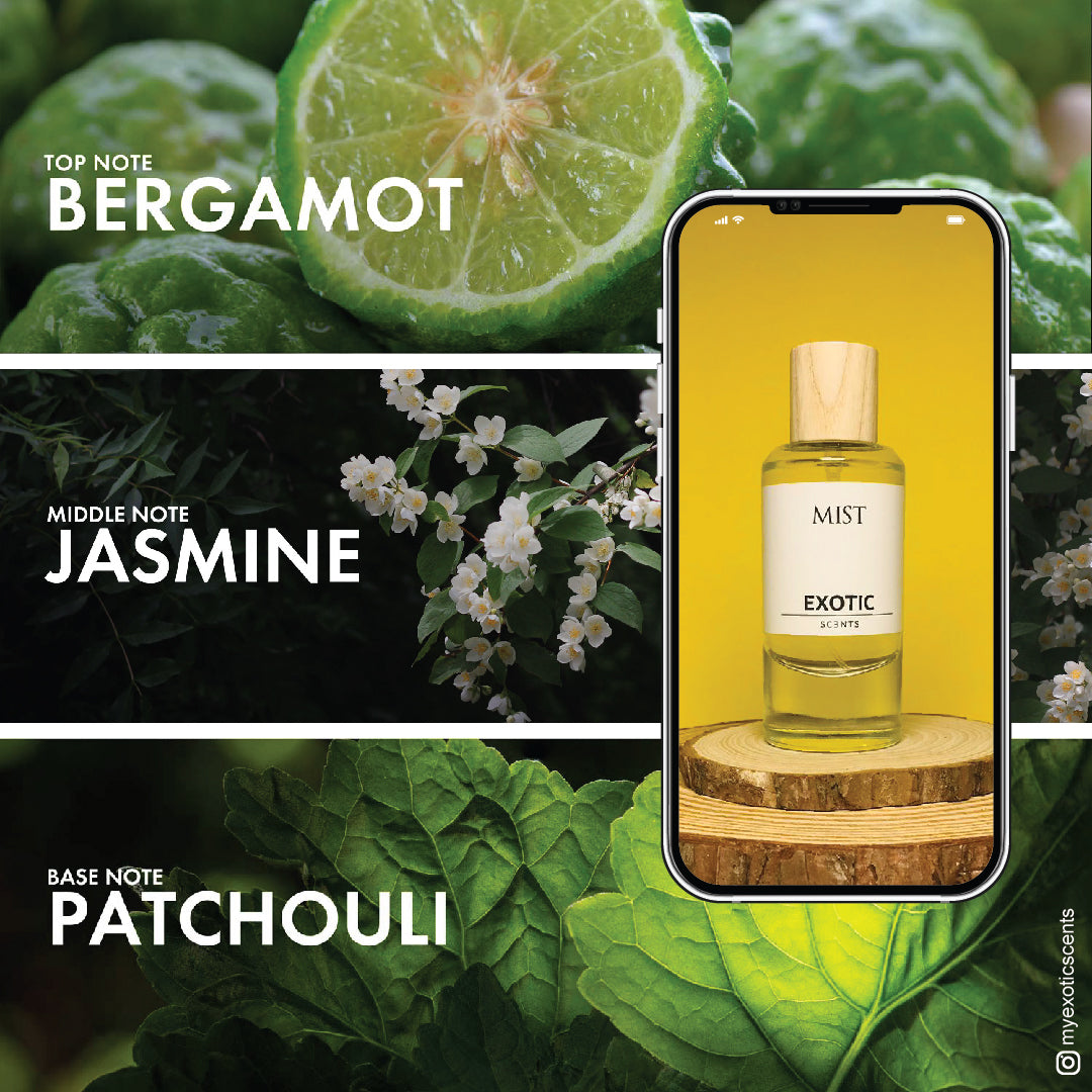 MIST-Refreshing-Floral-Fruity-Fragrance- Exotic Scents-notes-unisex-perfume