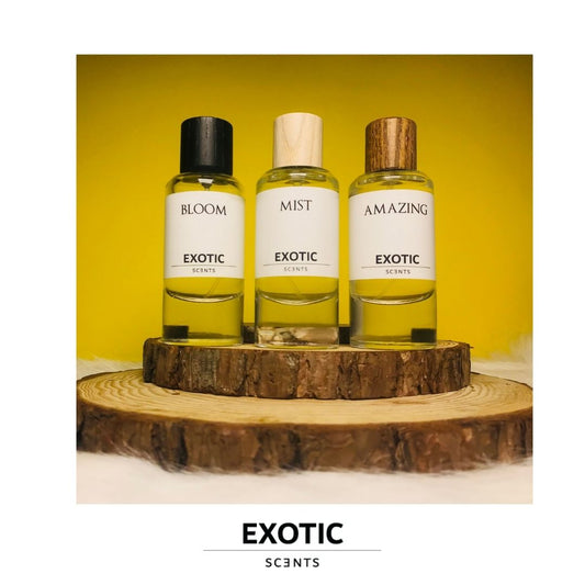 MIST, BLOOM & AMAZING Combo - Perfect Fragrance Trio - Exotic Scents